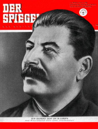 Josef Stalin,, Der Spiegel Stalin, Cover Stalin, Spiegel 12/1953, Stalin Tod