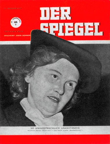 DER SPIEGEL Nr. 7, 16.2.1950 bis 22.2.1950 – Originalausgabe | SPIEGEL-Antiquariat – Zeitung vom Geburtstag, Zeitung 16.2.1950